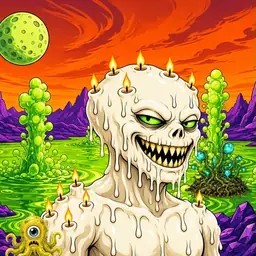 Oozlings #4969, Candle Wax · Acid Lake