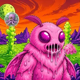 Oozlings #5012, Mutant Moth · Acid Lake
