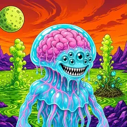 Oozlings #5029, Jellyfish Brain · Acid Lake
