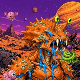 Oozlings #5031, Mutated Crab · Ship Junkyard