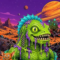 Oozlings #5036, Swamp Fish · Ship Junkyard