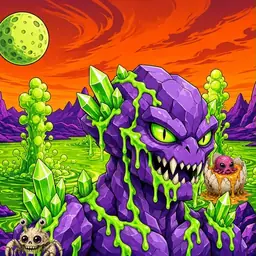 Oozlings #5040, Crystal Rock · Acid Lake
