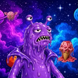 Oozlings #5045, Slug · Void Nebula