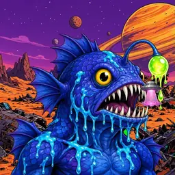 Oozlings #5064, Anglerfish · Ship Junkyard