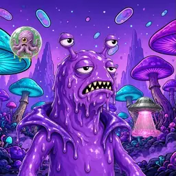 Oozlings #5096, Slug · Fungus Forest