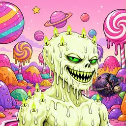 Oozlings #5108, Mutated Candle Wax · Candy Planet