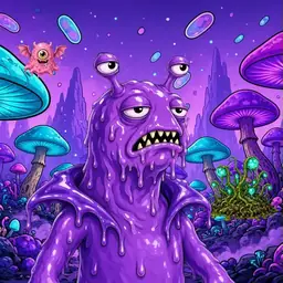 Oozlings #5110, Slug · Fungus Forest