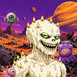 Oozlings #512, Candle Wax · Ship Junkyard