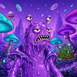 Oozlings #5125, Slug · Fungus Forest