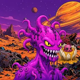 Oozlings #5129, Squid · Ship Junkyard