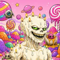 Oozlings #5148, Candle Wax · Candy Planet