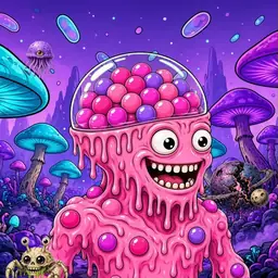 Oozlings #5150, Gumball Brain · Fungus Forest