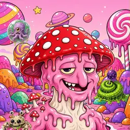 Oozlings #5157, Mushroom Head · Candy Planet