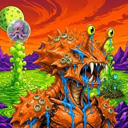 Oozlings #5165, Mutated Crab · Acid Lake
