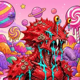 Oozlings #5173, Crab · Candy Planet