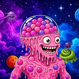 Oozlings #5180, Gumball Brain · Void Nebula