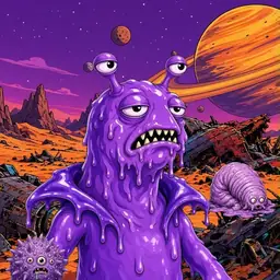 Oozlings #52, Slug · Ship Junkyard