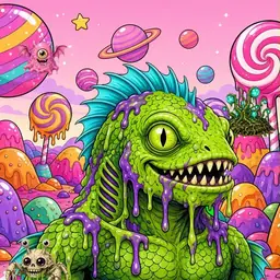 Oozlings #5201, Swamp Fish · Candy Planet