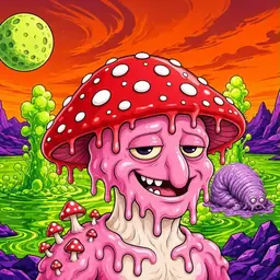 Oozlings #5210, Mushroom Head · Acid Lake