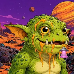 Oozlings #5214, Toad Goblin · Ship Junkyard