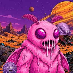 Oozlings #5226, Mutant Moth · Ship Junkyard