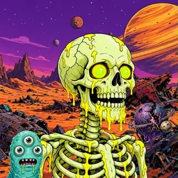 Oozlings #5230, Mutated Skull · Ship Junkyard