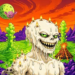 Oozlings #5235, Candle Wax · Acid Lake