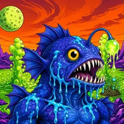 Oozlings #5237, Anglerfish · Acid Lake