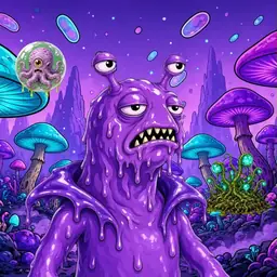 Oozlings #5249, Slug · Fungus Forest