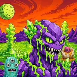 Oozlings #5261, Crystal Rock · Acid Lake