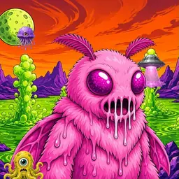 Oozlings #5267, Mutant Moth · Acid Lake