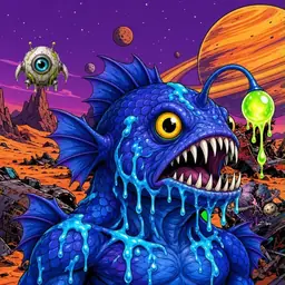 Oozlings #5275, Anglerfish · Ship Junkyard