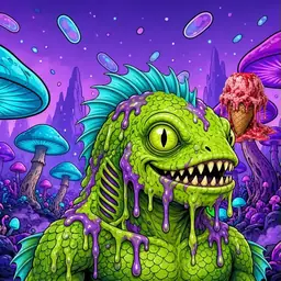 Oozlings #5288, Swamp Fish · Fungus Forest