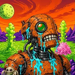 Oozlings #5304, Rusty Robot · Acid Lake