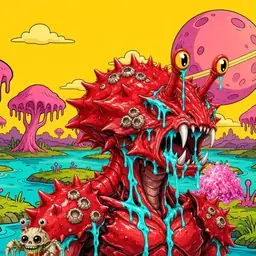 Oozlings #5315, Crab · Turquoise Swamp