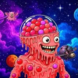 Oozlings #5325, Mutated Gumball Brain · Void Nebula