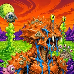 Oozlings #5348, Mutated Crab · Acid Lake