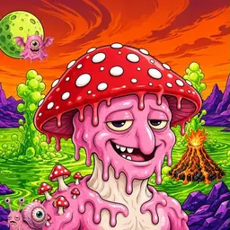 Oozlings #5358, Mushroom Head · Acid Lake