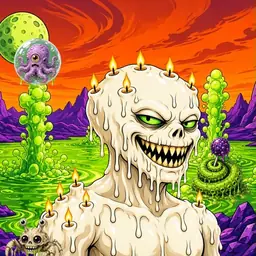 Oozlings #5362, Candle Wax · Acid Lake