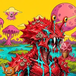 Oozlings #5365, Crab · Turquoise Swamp