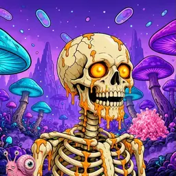 Oozlings #5373, Skull · Fungus Forest