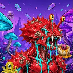Oozlings #5380, Crab · Fungus Forest