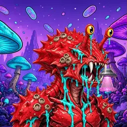 Oozlings #5381, Crab · Fungus Forest