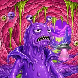 Oozlings #5392, Slug · Flesh Cave