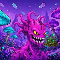Oozlings #5397, Squid · Fungus Forest
