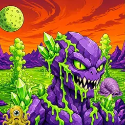 Oozlings #544, Crystal Rock · Acid Lake