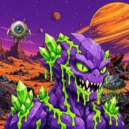 Oozlings #5447, Crystal Rock · Ship Junkyard