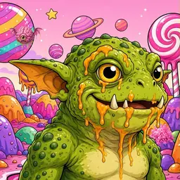 Oozlings #545, Toad Goblin · Candy Planet