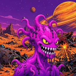 Oozlings #5461, Squid · Ship Junkyard