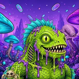 Oozlings #5500, Swamp Fish · Fungus Forest